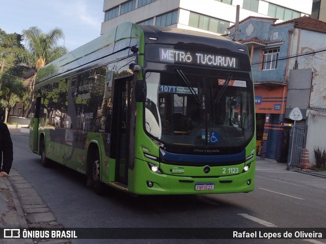 Sambaíba Transportes Urbanos 2 1123 na cidade de São Paulo, São Paulo, Brasil, por Rafael Lopes de Oliveira. Número da foto: #13206152.