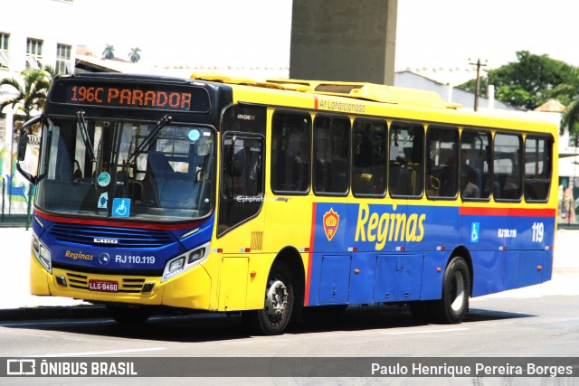 Auto Viação Reginas RJ 110.119 na cidade de Rio de Janeiro, Rio de Janeiro, Brasil, por Paulo Henrique Pereira Borges. Número da foto: #13205741.