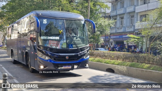 Fácil Transportes e Turismo RJ 140.008 na cidade de Petrópolis, Rio de Janeiro, Brasil, por Zé Ricardo Reis. Número da foto: #13206139.