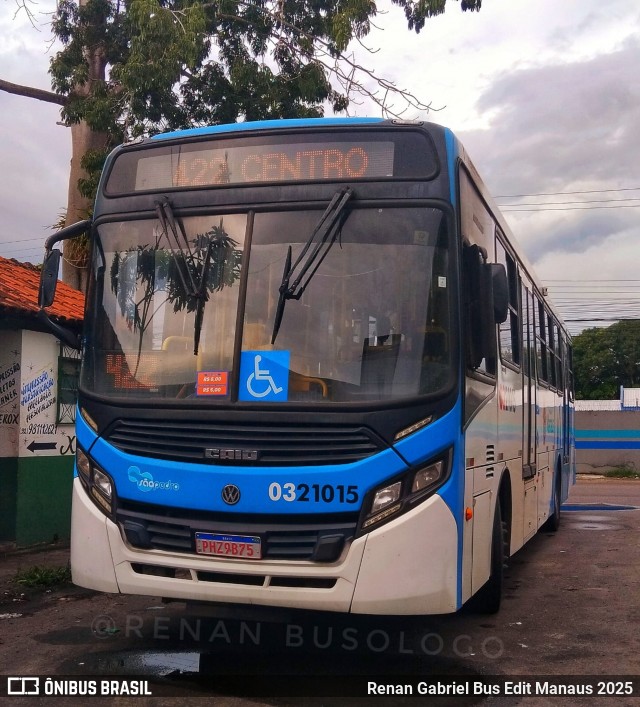 Viação São Pedro 0321015 na cidade de Manaus, Amazonas, Brasil, por Renan Gabriel Bus Edit Manaus 2025. Número da foto: #13205323.