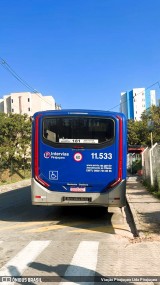 Viação Pirajuçara 11.533 na cidade de Taboão da Serra, São Paulo, Brasil, por Viação Pirajuçara Ltda Pirajuçara. Número da foto: #13205625.