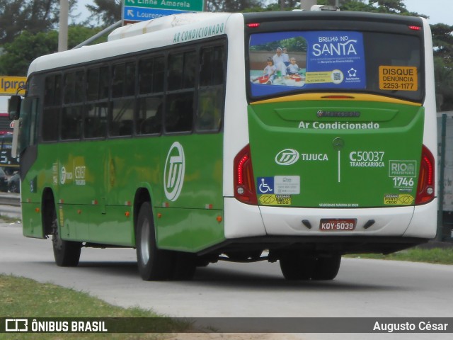 Tijuquinha - Auto Viação Tijuca C50037 na cidade de Rio de Janeiro, Rio de Janeiro, Brasil, por Augusto César. Número da foto: #13209202.