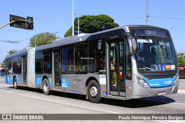 Viação Paratodos > São Jorge > Metropolitana São Paulo > Mobibrasil 6 3200 na cidade de São Paulo, São Paulo, Brasil, por Paulo Henrique Pereira Borges. Número da foto: #13208668.