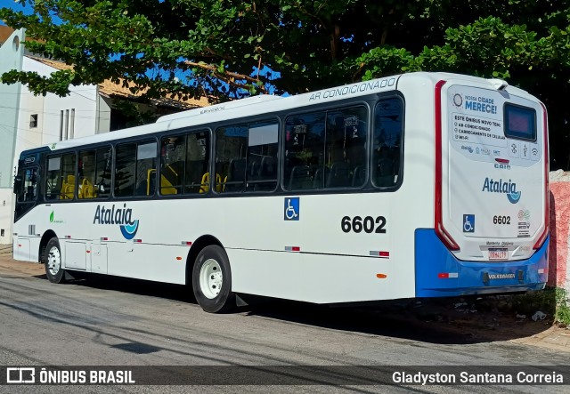 Viação Atalaia Transportes 6602 na cidade de Aracaju, Sergipe, Brasil, por Gladyston Santana Correia. Número da foto: #13207577.