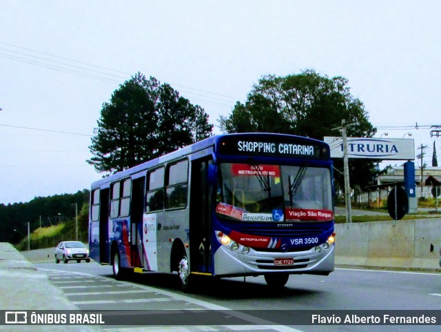 Viação São Roque VSR 3500 na cidade de Mairinque, São Paulo, Brasil, por Flavio Alberto Fernandes. Número da foto: #13207742.