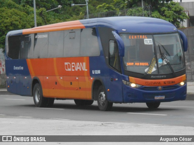 Evanil Transportes e Turismo RJ 132.008 na cidade de Rio de Janeiro, Rio de Janeiro, Brasil, por Augusto César. Número da foto: #13209282.