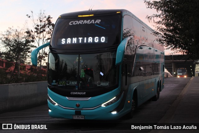 Cormar Bus 182 na cidade de Estación Central, Santiago, Metropolitana de Santiago, Chile, por Benjamín Tomás Lazo Acuña. Número da foto: #13207564.