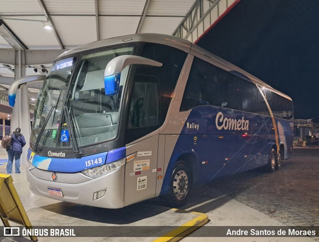 Viação Cometa 15149 na cidade de Registro, São Paulo, Brasil, por Andre Santos de Moraes. Número da foto: #13208034.