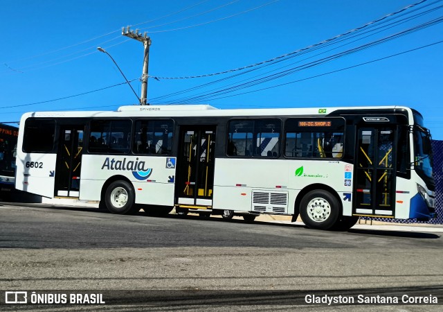 Viação Atalaia Transportes 6602 na cidade de Aracaju, Sergipe, Brasil, por Gladyston Santana Correia. Número da foto: #13207574.