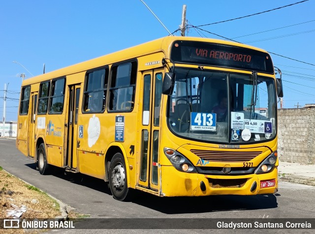 AVP - Auto Viação Paraíso 5271 na cidade de Aracaju, Sergipe, Brasil, por Gladyston Santana Correia. Número da foto: #13207601.