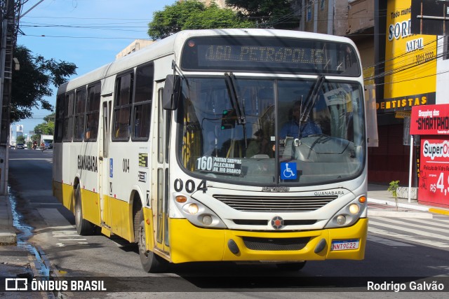 Transportes Guanabara 004 na cidade de Natal, Rio Grande do Norte, Brasil, por Rodrigo Galvão. Número da foto: #13209085.