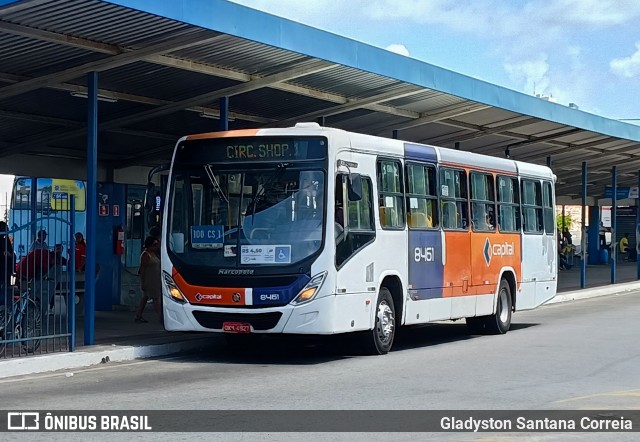 Capital Transportes 8461 na cidade de Aracaju, Sergipe, Brasil, por Gladyston Santana Correia. Número da foto: #13207624.