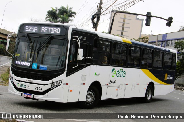 Viação Elite 2404 na cidade de Volta Redonda, Rio de Janeiro, Brasil, por Paulo Henrique Pereira Borges. Número da foto: #13208662.