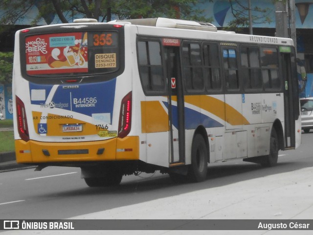 Auto Viação Três Amigos B44586 na cidade de Rio de Janeiro, Rio de Janeiro, Brasil, por Augusto César. Número da foto: #13209286.