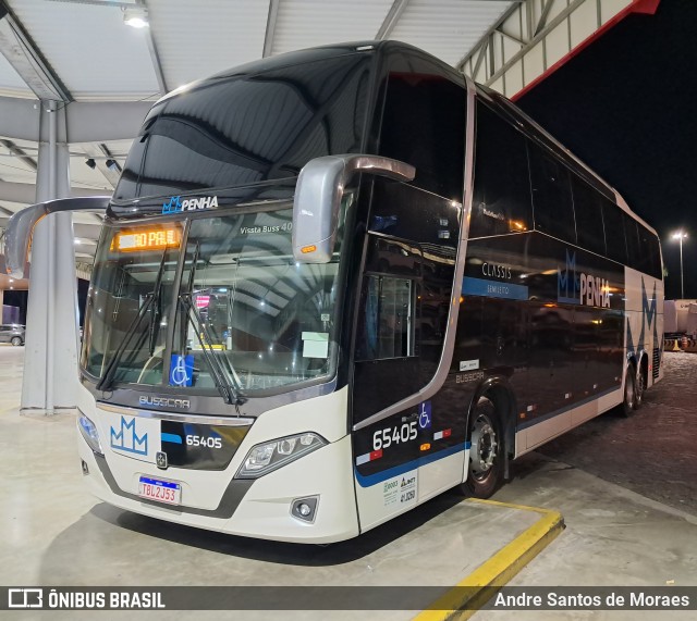 Empresa de Ônibus Nossa Senhora da Penha 65405 na cidade de Registro, São Paulo, Brasil, por Andre Santos de Moraes. Número da foto: #13208030.