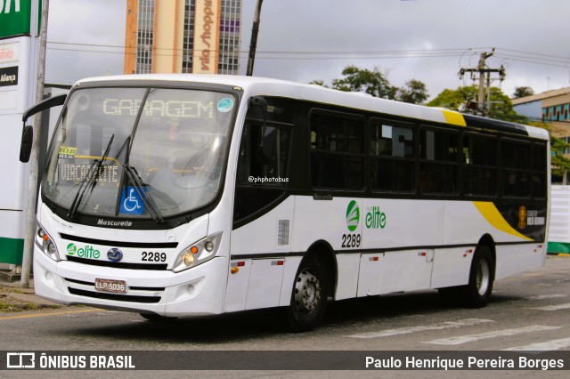 Viação Elite 2289 na cidade de Volta Redonda, Rio de Janeiro, Brasil, por Paulo Henrique Pereira Borges. Número da foto: #13208640.