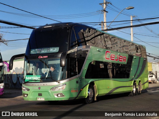 Buses Cejer 83 na cidade de Estación Central, Santiago, Metropolitana de Santiago, Chile, por Benjamín Tomás Lazo Acuña. Número da foto: #13207397.