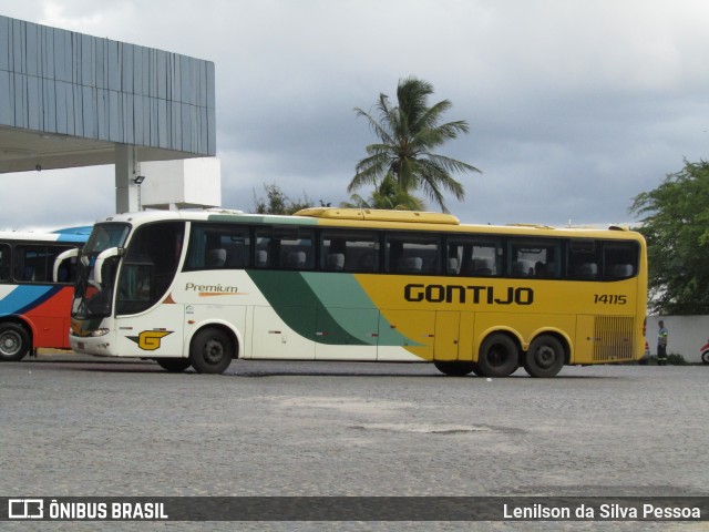 Empresa Gontijo de Transportes 14115 na cidade de Caruaru, Pernambuco, Brasil, por Lenilson da Silva Pessoa. Número da foto: #13208499.