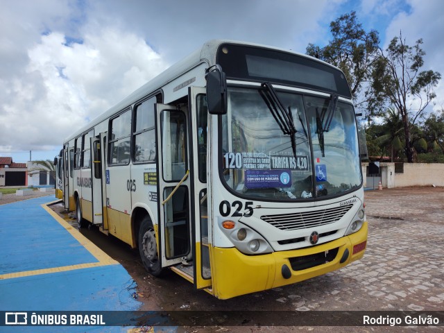 Transportes Guanabara 025 na cidade de Extremoz, Rio Grande do Norte, Brasil, por Rodrigo Galvão. Número da foto: #13208885.