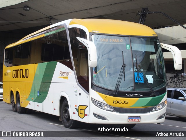 Empresa Gontijo de Transportes 19635 na cidade de Belo Horizonte, Minas Gerais, Brasil, por Athos Arruda. Número da foto: #13208970.