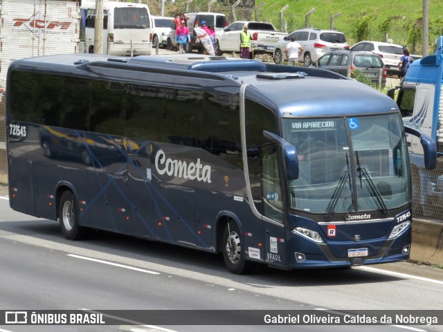 Viação Cometa 721543 na cidade de Aparecida, São Paulo, Brasil, por Gabriel Oliveira Caldas da Nobrega. Número da foto: #13207543.