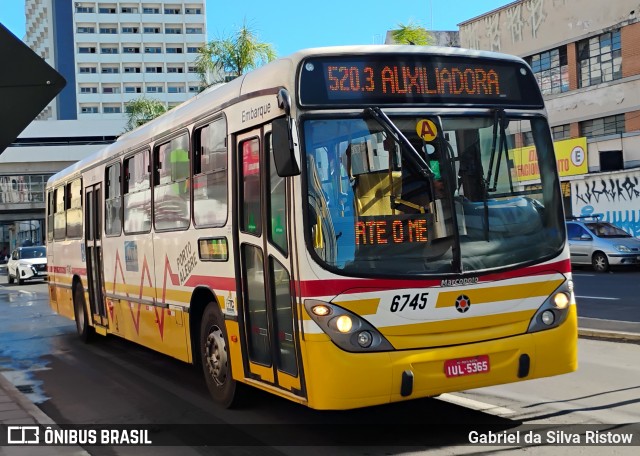 SOPAL - Sociedade de Ônibus Porto-Alegrense Ltda. 6745 na cidade de Porto Alegre, Rio Grande do Sul, Brasil, por Gabriel da Silva Ristow. Número da foto: #13207350.