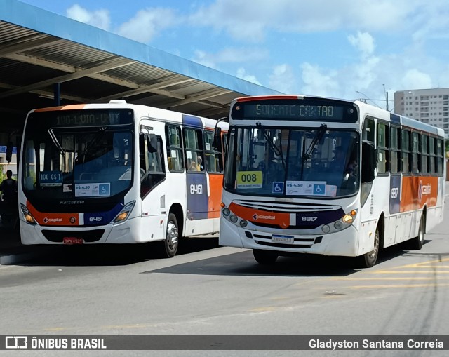 Capital Transportes 8317 na cidade de Aracaju, Sergipe, Brasil, por Gladyston Santana Correia. Número da foto: #13207622.