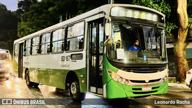Belém Rio Transportes BD-167 na cidade de Belém, Pará, Brasil, por Leonardo Rocha. Número da foto: #13207832.