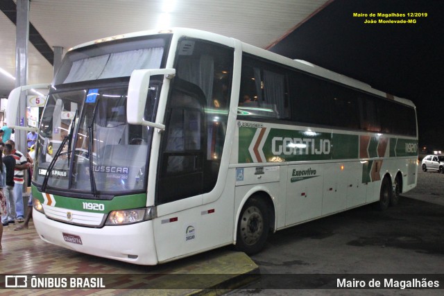 Empresa Gontijo de Transportes 11920 na cidade de João Monlevade, Minas Gerais, Brasil, por Mairo de Magalhães. Número da foto: #13207869.