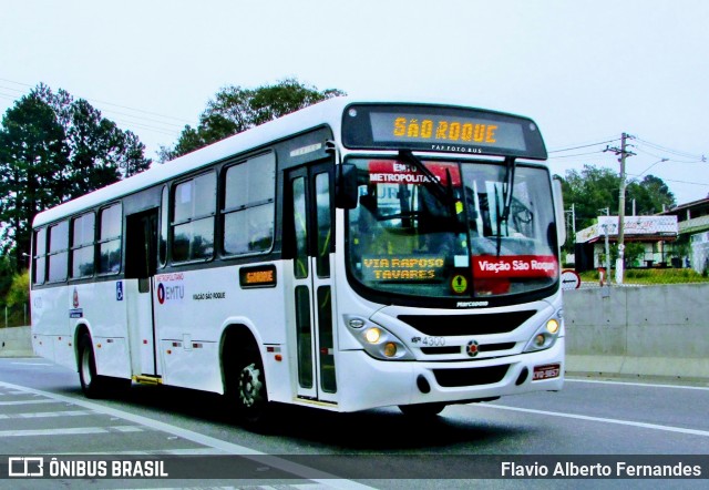 Viação São Roque 4300 na cidade de Mairinque, São Paulo, Brasil, por Flavio Alberto Fernandes. Número da foto: #13207739.