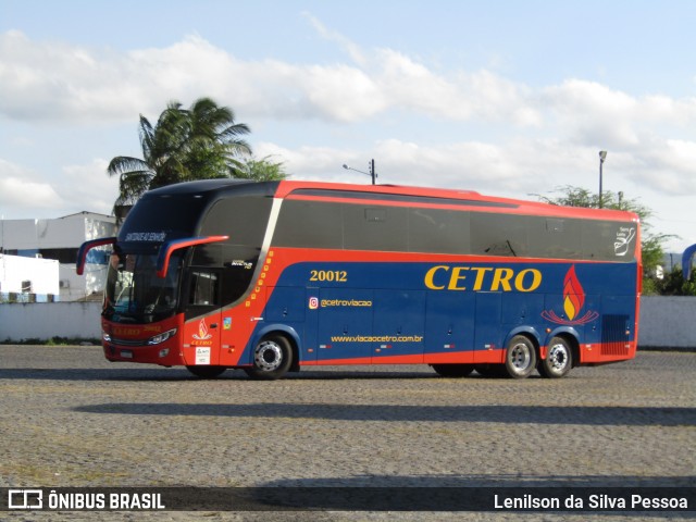 Viação Cetro 20012 na cidade de Caruaru, Pernambuco, Brasil, por Lenilson da Silva Pessoa. Número da foto: #13208634.