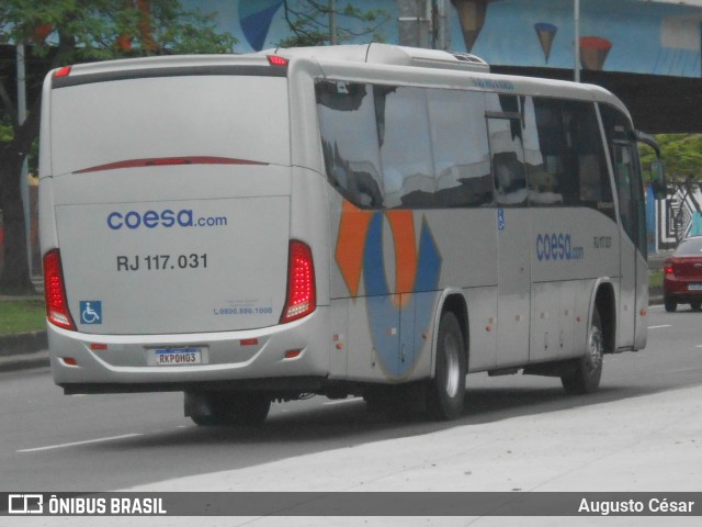 Coesa Transportes RJ 117.031 na cidade de Rio de Janeiro, Rio de Janeiro, Brasil, por Augusto César. Número da foto: #13209292.