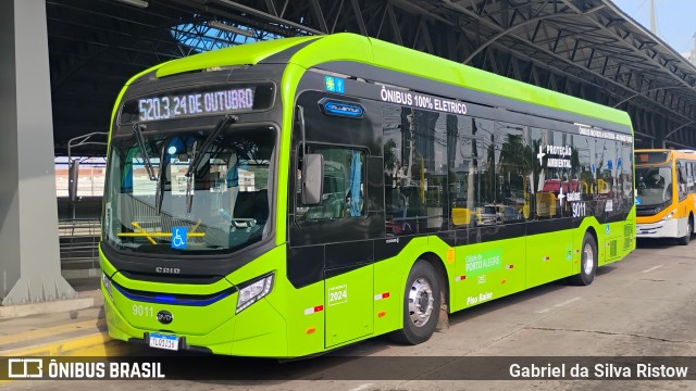 Nortran Transportes Coletivos 9011 na cidade de Porto Alegre, Rio Grande do Sul, Brasil, por Gabriel da Silva Ristow. Número da foto: #13208155.