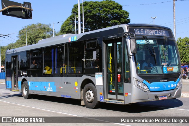Viação Paratodos > São Jorge > Metropolitana São Paulo > Mobibrasil 6 3644 na cidade de São Paulo, São Paulo, Brasil, por Paulo Henrique Pereira Borges. Número da foto: #13208680.