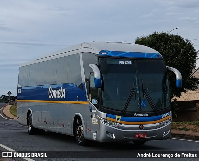 Viação Cometa 18538 na cidade de Campinas, São Paulo, Brasil, por André Lourenço de Freitas. Número da foto: #13208505.