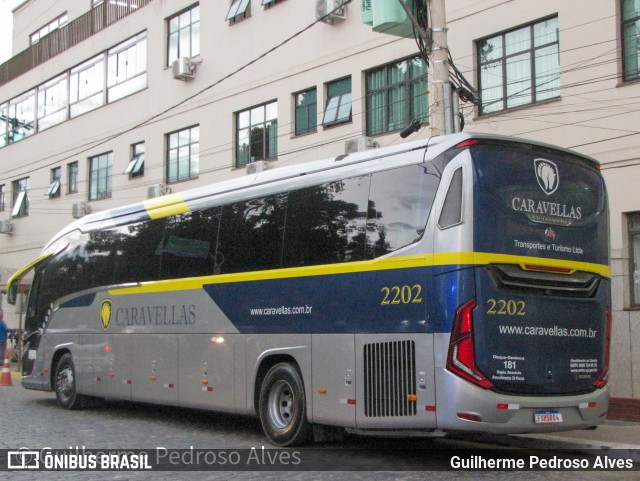 Caravellas Transportes e Turismo 2202 na cidade de Lambari, Minas Gerais, Brasil, por Guilherme Pedroso Alves. Número da foto: #13209114.