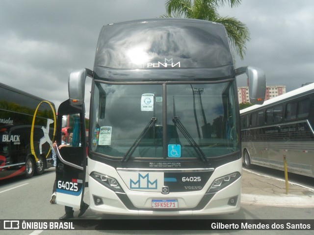Empresa de Ônibus Nossa Senhora da Penha 64025 na cidade de Barueri, São Paulo, Brasil, por Gilberto Mendes dos Santos. Número da foto: #13207377.