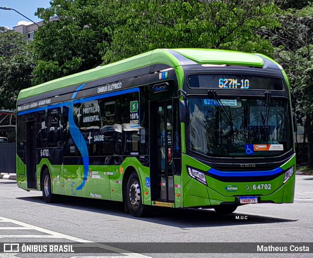 Viação Paratodos > São Jorge > Metropolitana São Paulo > Mobibrasil 6 4702 na cidade de São Paulo, São Paulo, Brasil, por Matheus Costa. Número da foto: #13210366.
