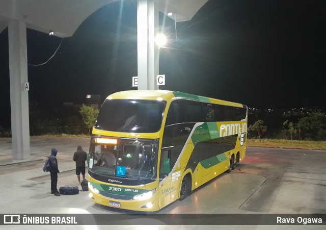 Empresa Gontijo de Transportes 23110 na cidade de Montes Claros, Minas Gerais, Brasil, por Rava Ogawa. Número da foto: #13210625.