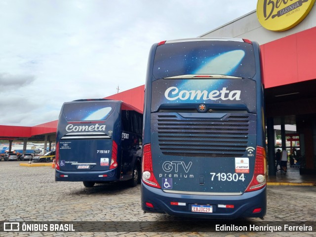 Viação Cometa 719304 na cidade de Registro, São Paulo, Brasil, por Edinilson Henrique Ferreira. Número da foto: #13211119.