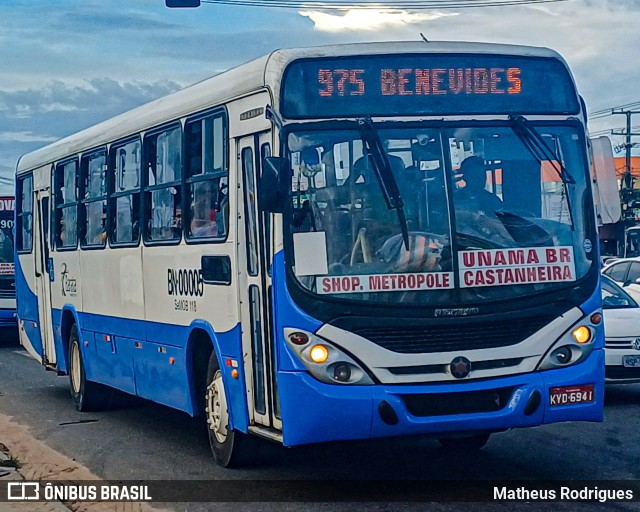 Transportes Barata BN-00005 na cidade de Ananindeua, Pará, Brasil, por Matheus Rodrigues. Número da foto: #13210723.