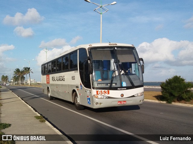 Real Alagoas de Viação 653 na cidade de Maceió, Alagoas, Brasil, por Luiz Fernando. Número da foto: #13211986.