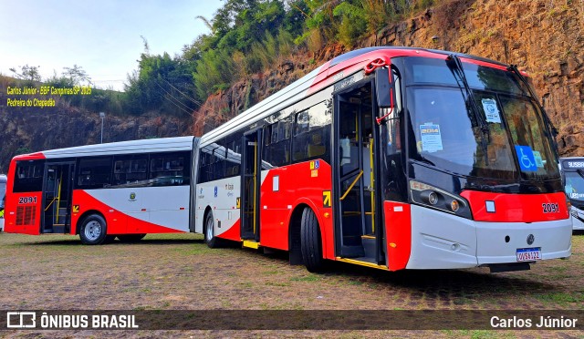 Itajaí Transportes Coletivos 2091 na cidade de Campinas, São Paulo, Brasil, por Carlos Júnior. Número da foto: #13211956.