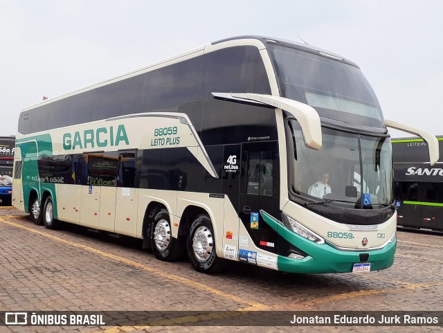 Viação Garcia 88059 na cidade de Londrina, Paraná, Brasil, por Jonatan Eduardo Jurk Ramos. Número da foto: #13209508.