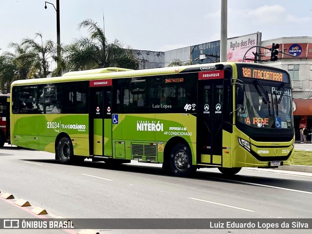 Viação Pendotiba 2.1.034 na cidade de Niterói, Rio de Janeiro, Brasil, por Luiz Eduardo Lopes da Silva. Número da foto: #13212473.