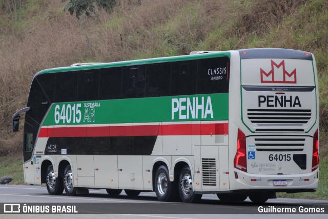 Empresa de Ônibus Nossa Senhora da Penha 64015 na cidade de Piraí, Rio de Janeiro, Brasil, por Guilherme Gomes. Número da foto: #13211699.
