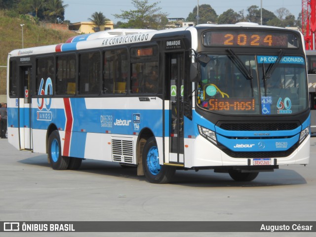Auto Viação Jabour D86283 na cidade de Duque de Caxias, Rio de Janeiro, Brasil, por Augusto César. Número da foto: #13211036.