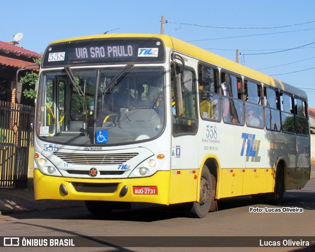 TIL Transportes Coletivos 558 na cidade de Londrina, Paraná, Brasil, por Lucas Oliveira . Número da foto: #13210525.