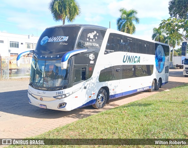 Única Turismo 2303 na cidade de Governador Valadares, Minas Gerais, Brasil, por Wilton Roberto. Número da foto: #13212449.