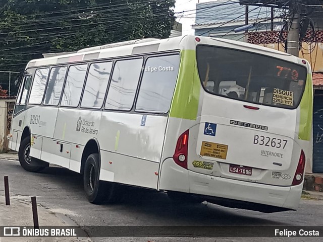 Viação Pavunense B32637 na cidade de Rio de Janeiro, Rio de Janeiro, Brasil, por Felipe Costa. Número da foto: #13211107.